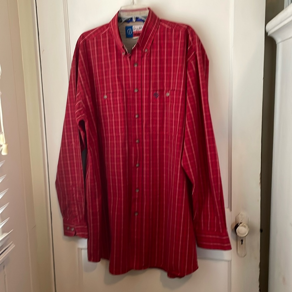 Wrangler Cowboy Cut Collection by George Strait Mens Sz XL Red Plaid